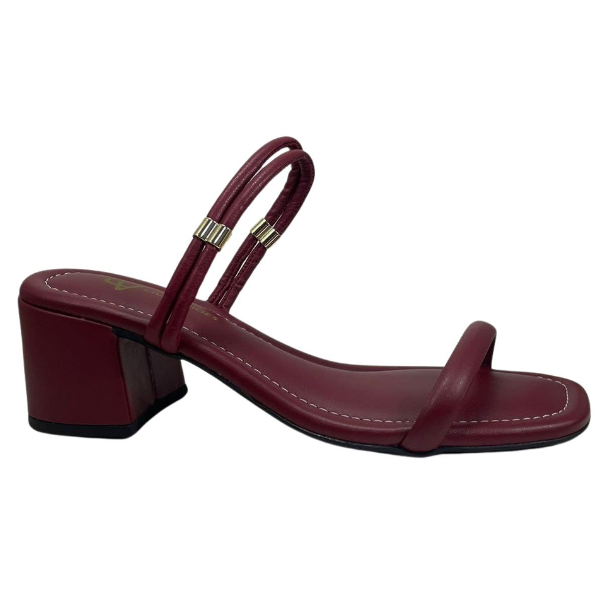 Sandalia Feminina Regulagem Cival Shoes Vermelho 2