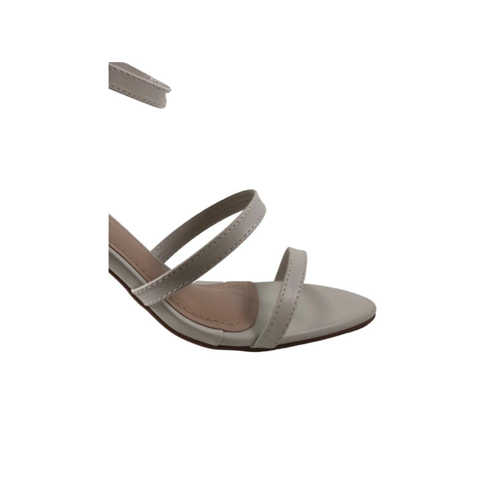 Sandália Nathy Salto Fino Branco 5