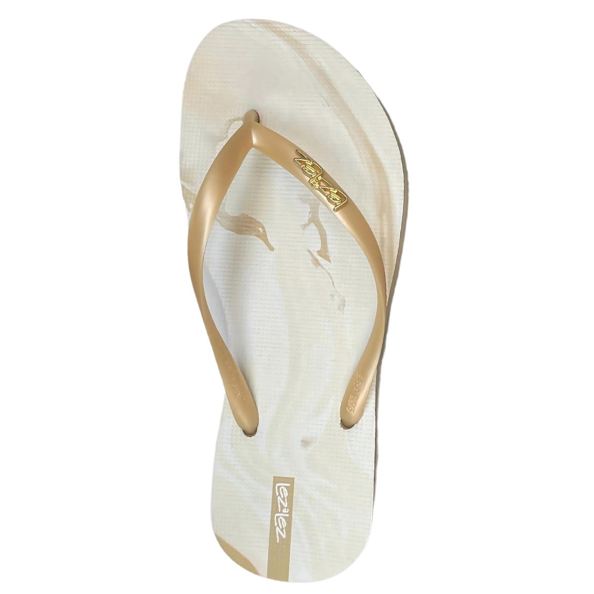 Chinelo Feminino Lez A Lez Estampado Bege 5