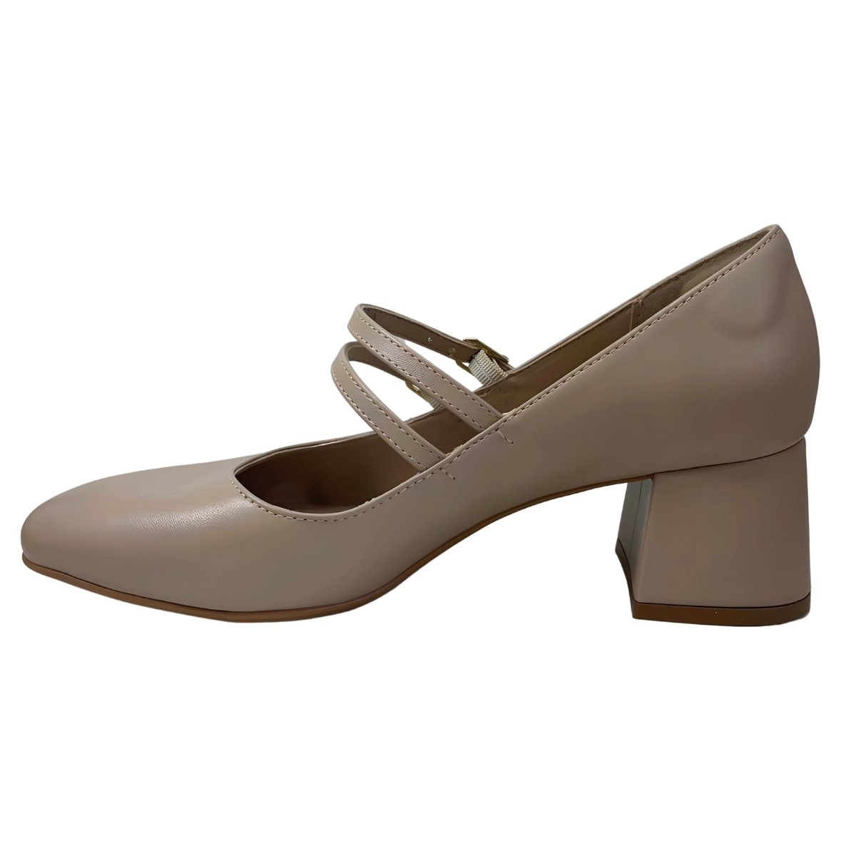 Sapato Mary Jane Tiras Cival Shoes Bege 2