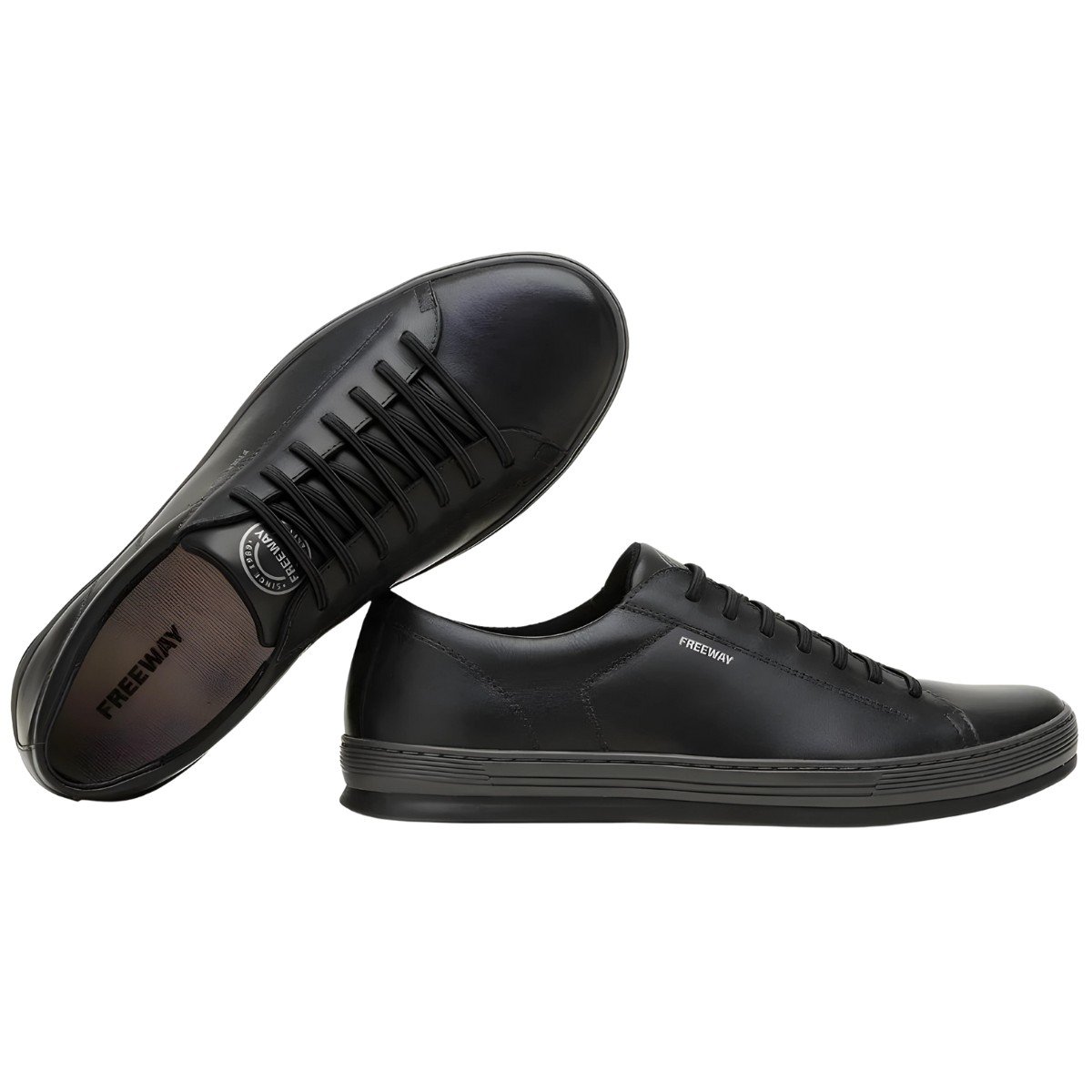 Sapatênis Freeway Couropreto 45 Preto 4