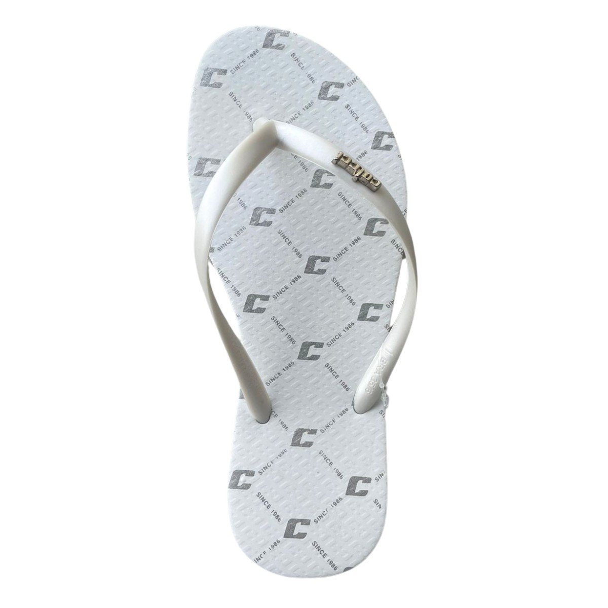 Chinelo Feminino Colcci Mono Metal Branco 3