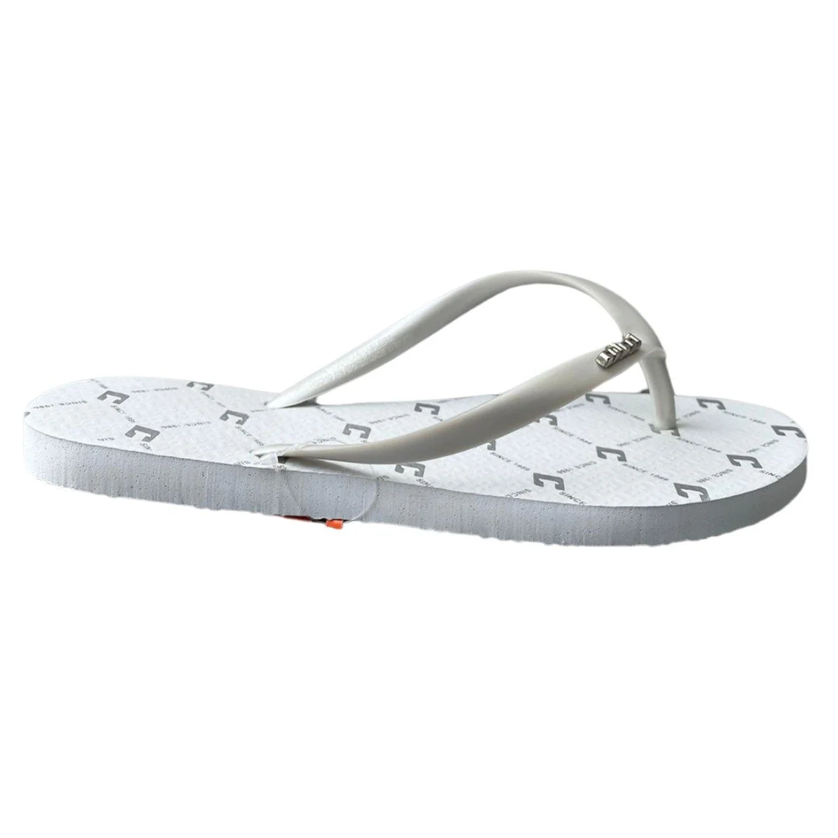 Chinelo Feminino Colcci Mono Metal Branco 4