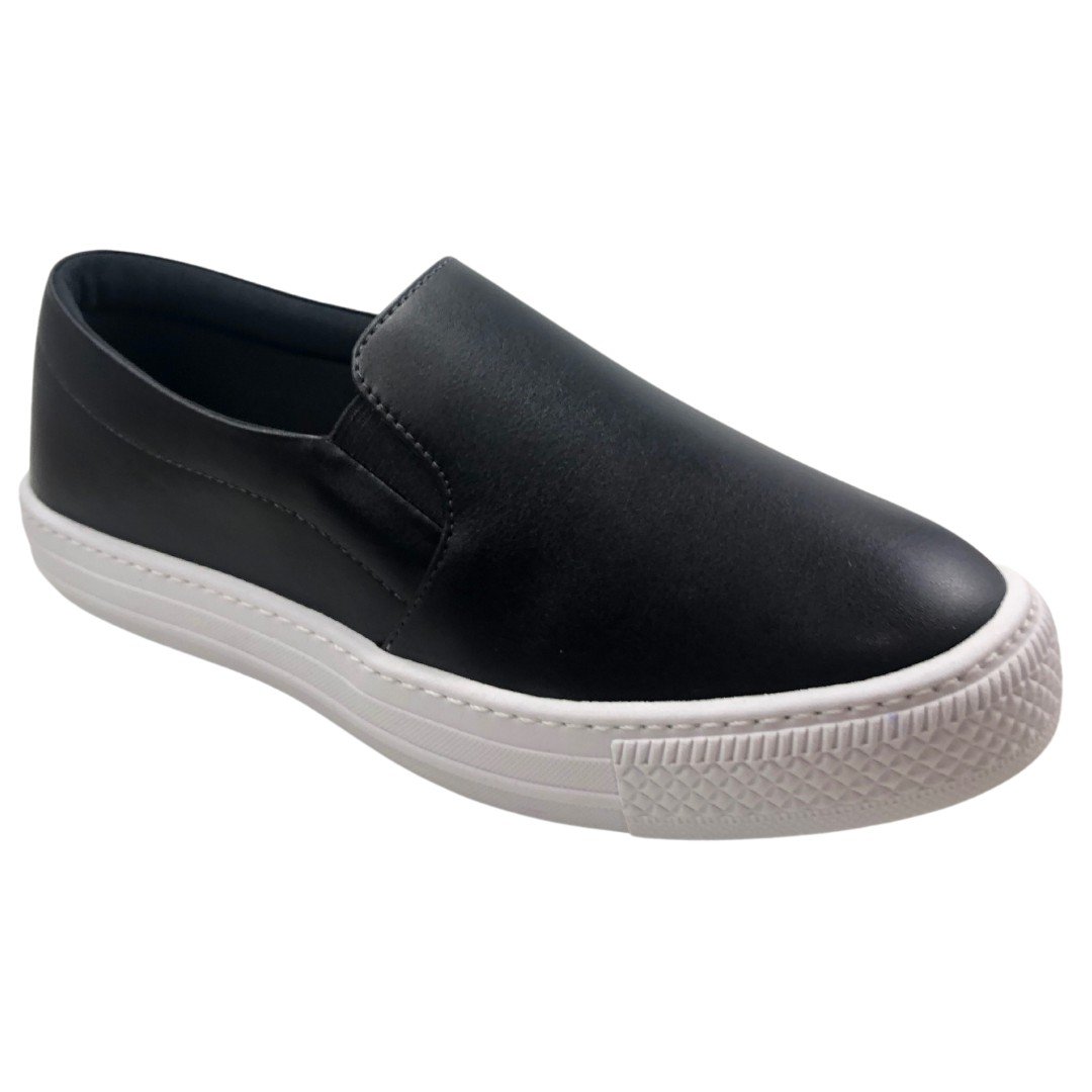 Tênis Feminino Slip On Heloá Preto Cival Shoes Preto 4
