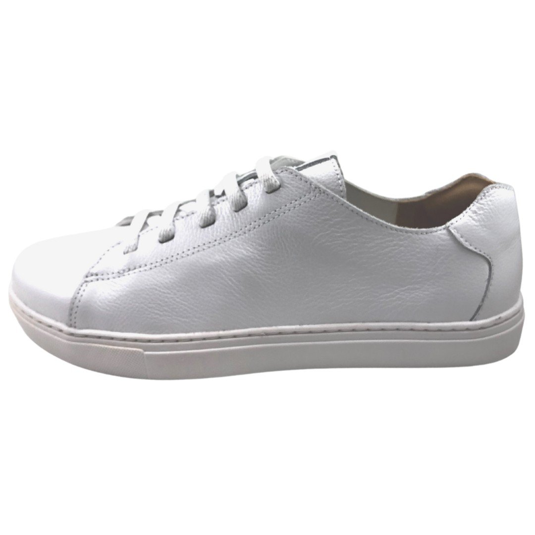 Tênis Feminino Casual Lindy Couro Branco 4