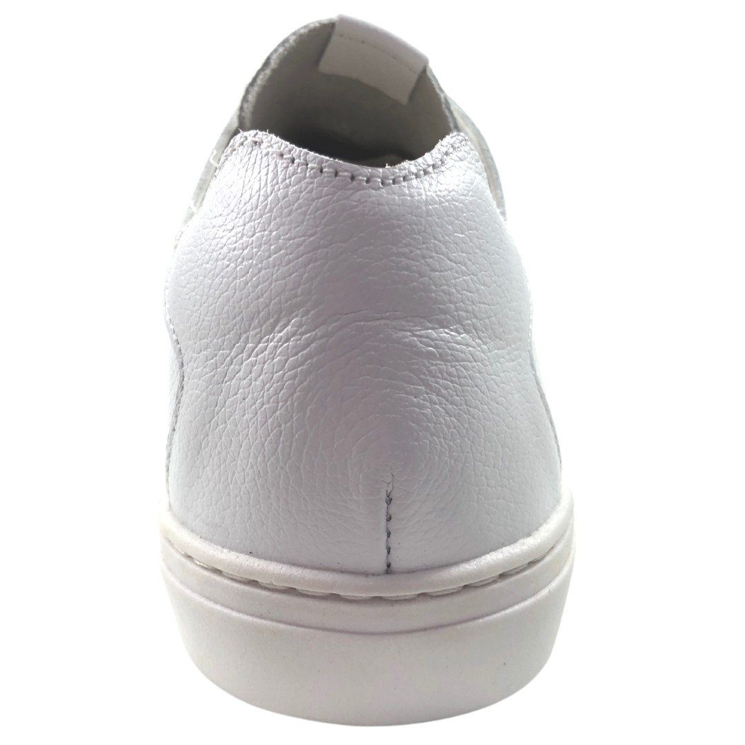 Tênis Feminino Casual Lindy Couro Branco 8