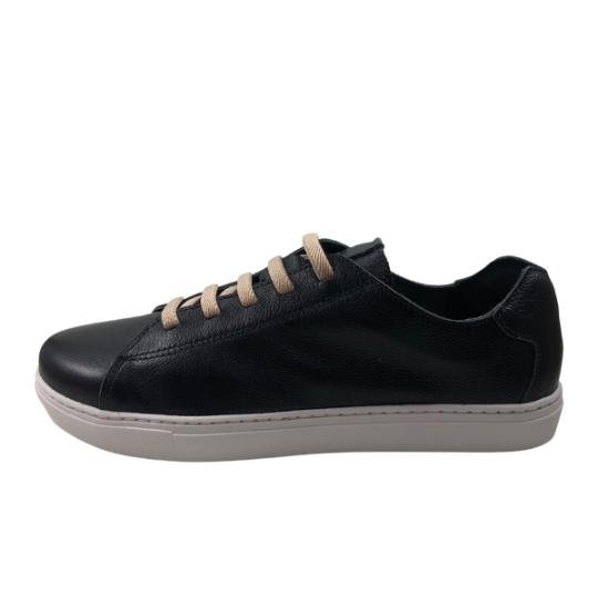 Tênis Feminino Casual Lindy Couro Preto 2