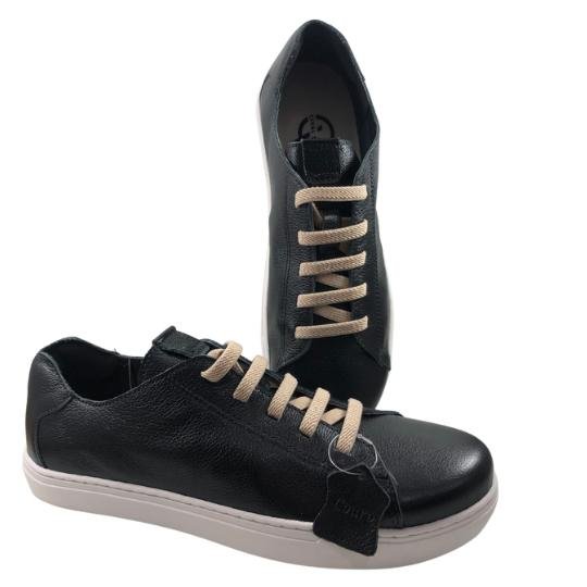 Tênis Feminino Casual Lindy Couro Preto 6