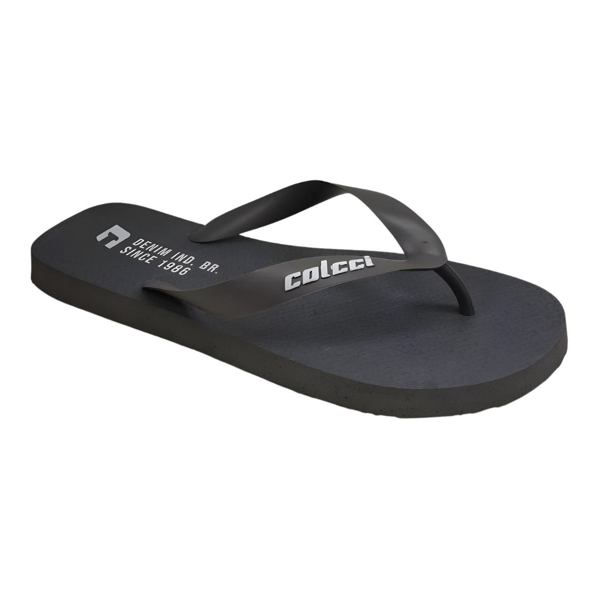 Chinelo Colcci Masculino Denim Chumbo 3