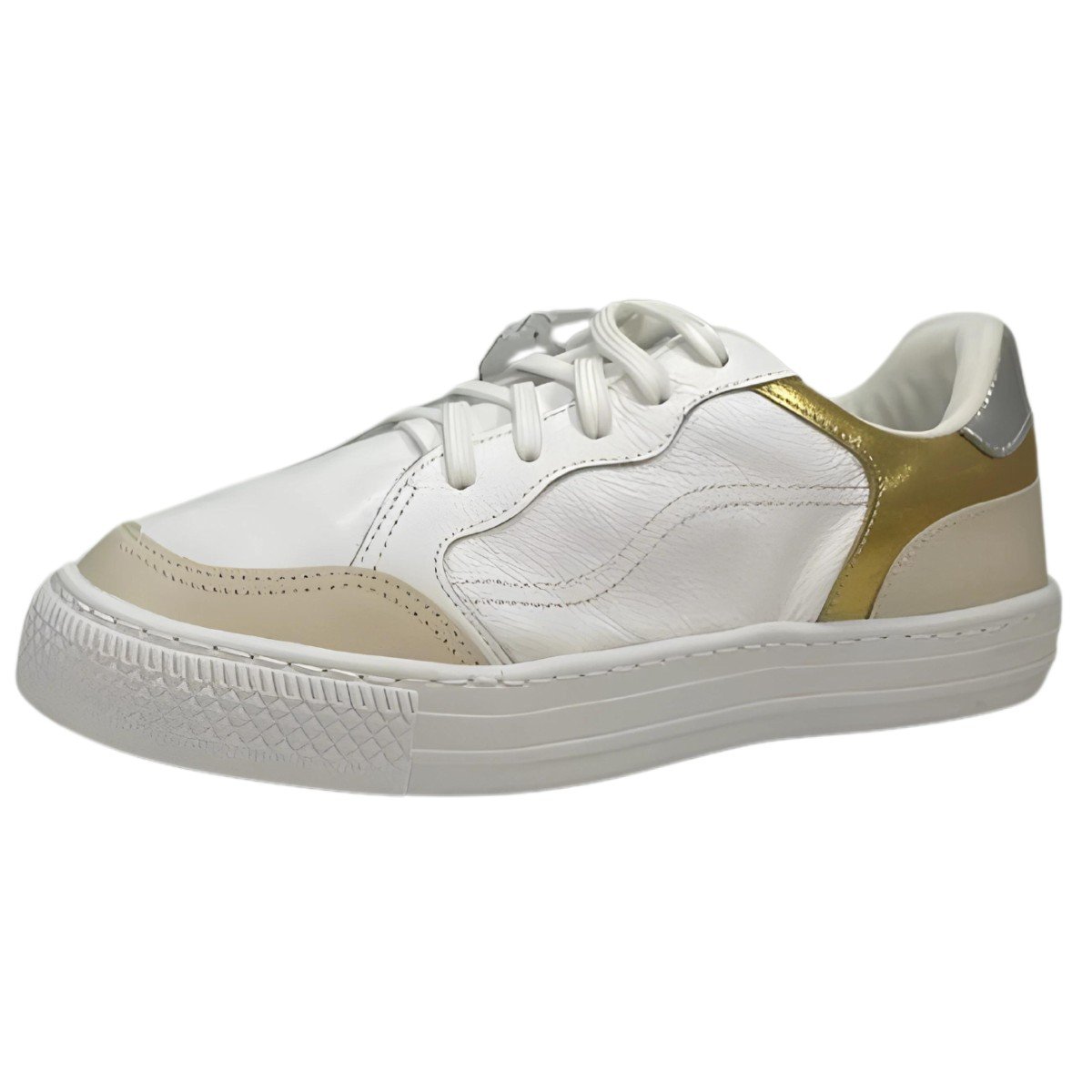 Tênis Couro Colors Branco 2