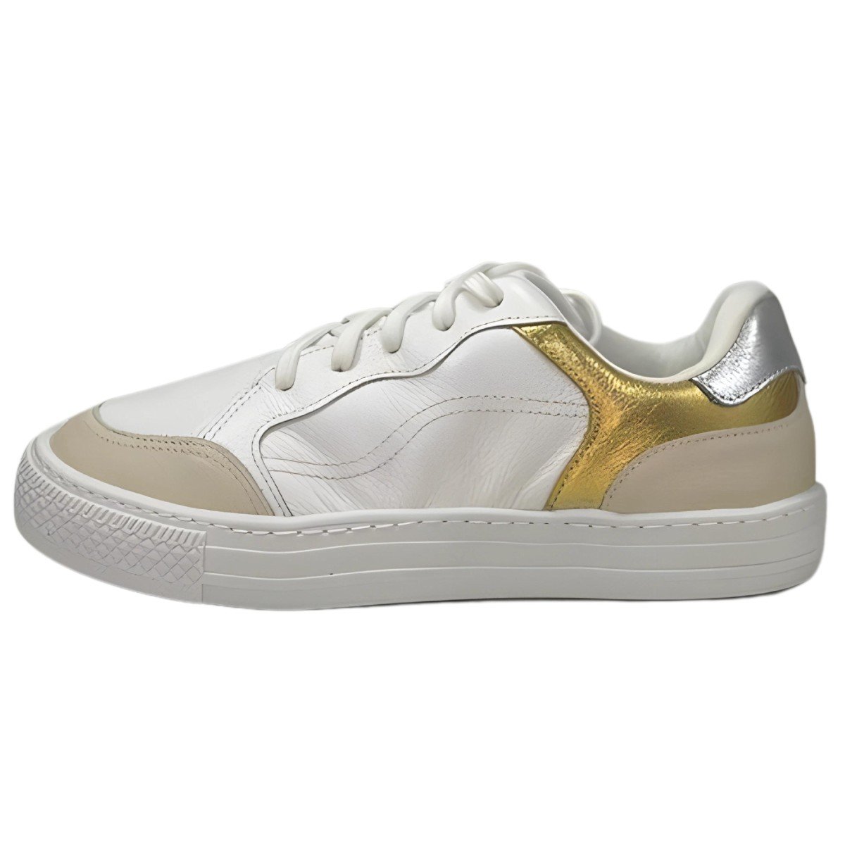 Tênis Couro Colors Branco 4