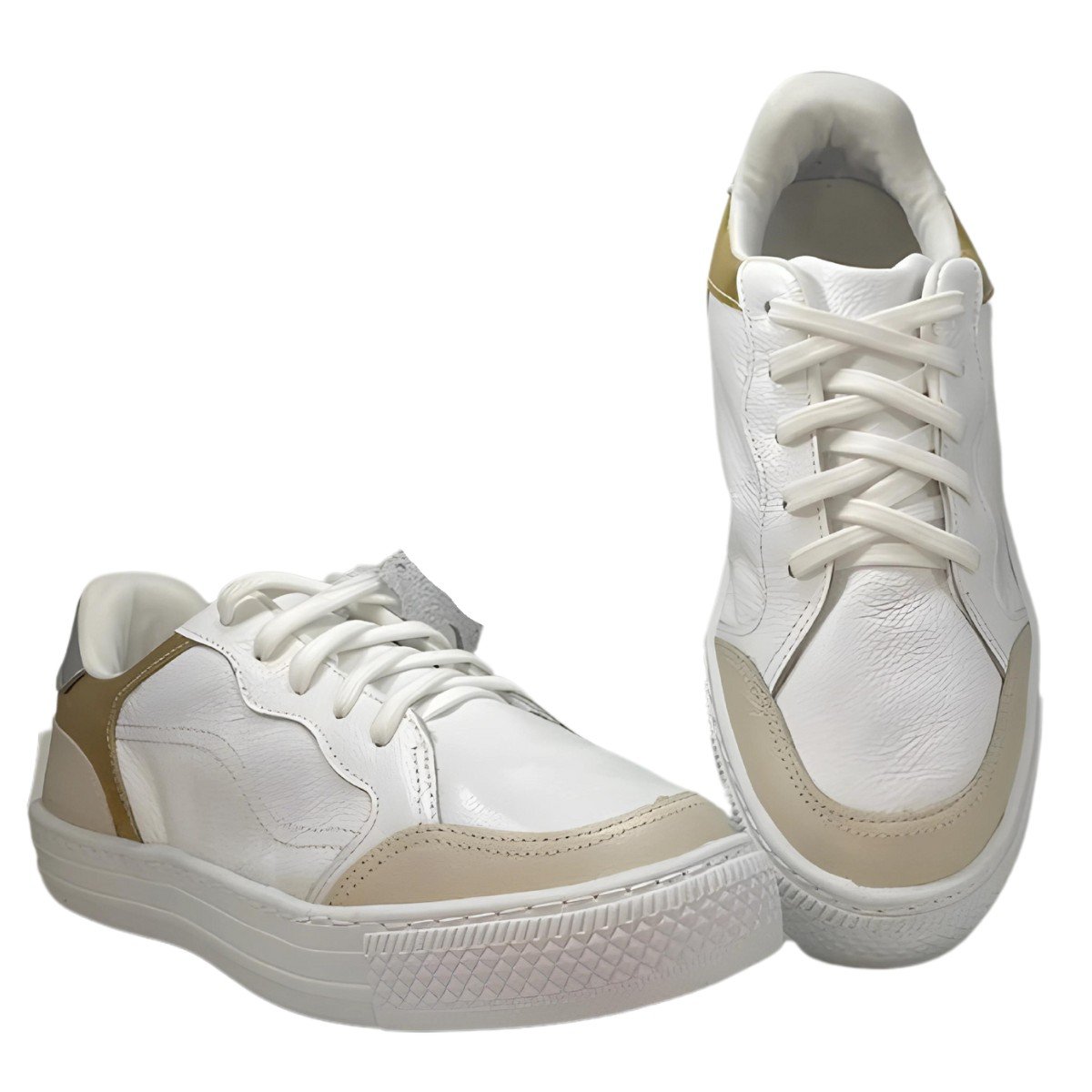 Tênis Couro Colors Branco 5