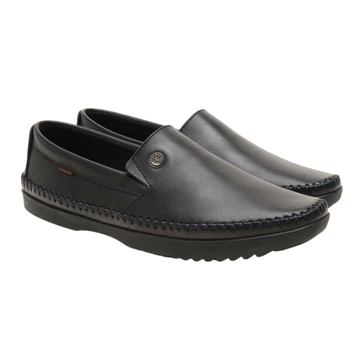 Sapatilha Masculina Logan Couro Preta Freeway Preto 3