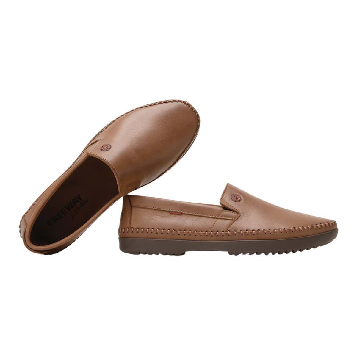 Sapatilha Masculina Logan Couro Havana Freeway Marrom 4