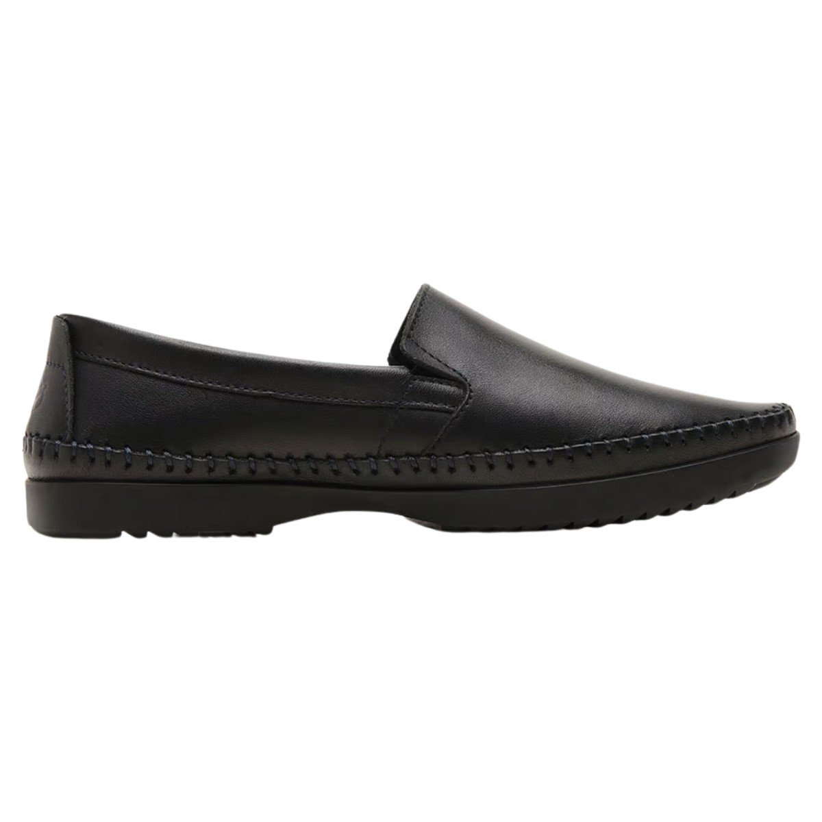 Sapatilha Masculina Logan Large Couro Preto Freeway Preto 1