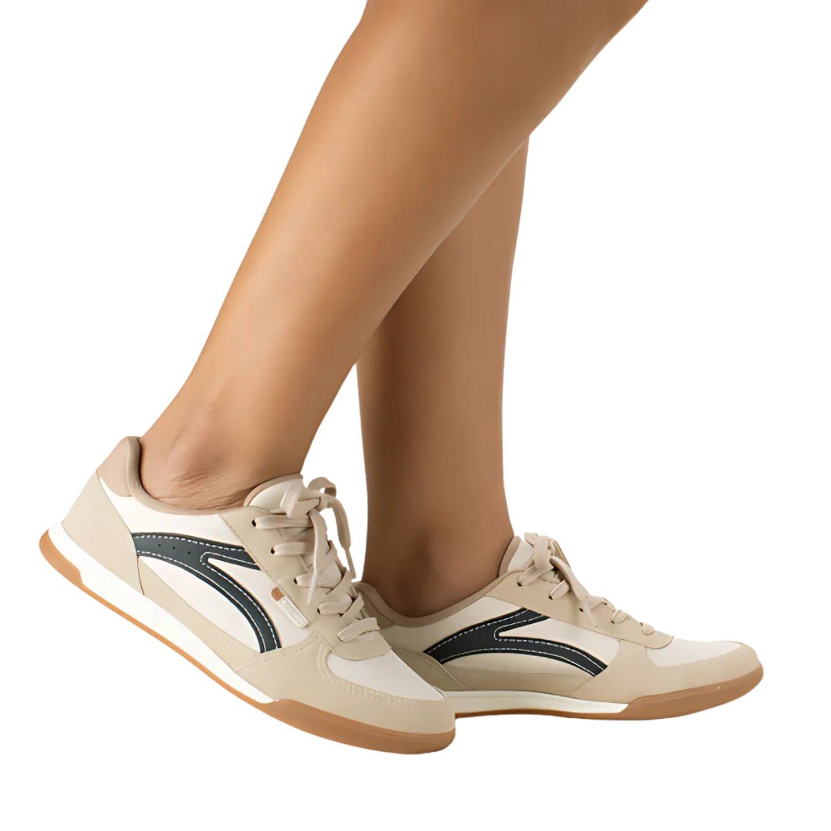 Tênis Feminino Kolosh Jogging Colors Bege 7