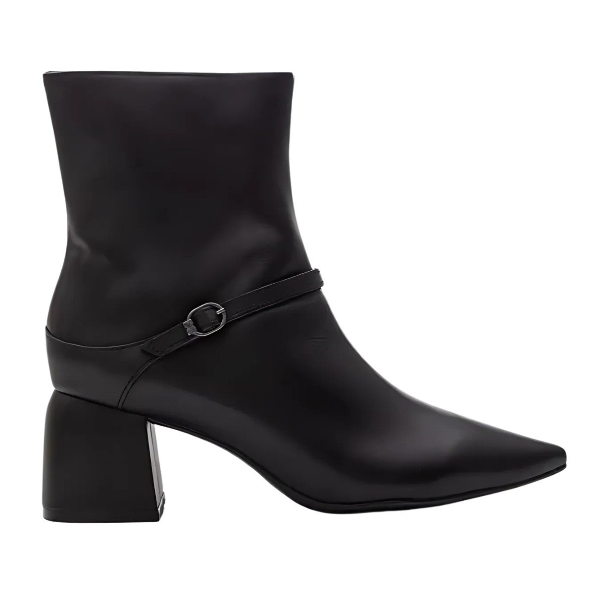 Bota Feminina Cano Baixo Bico Fino Bottero Preto 1