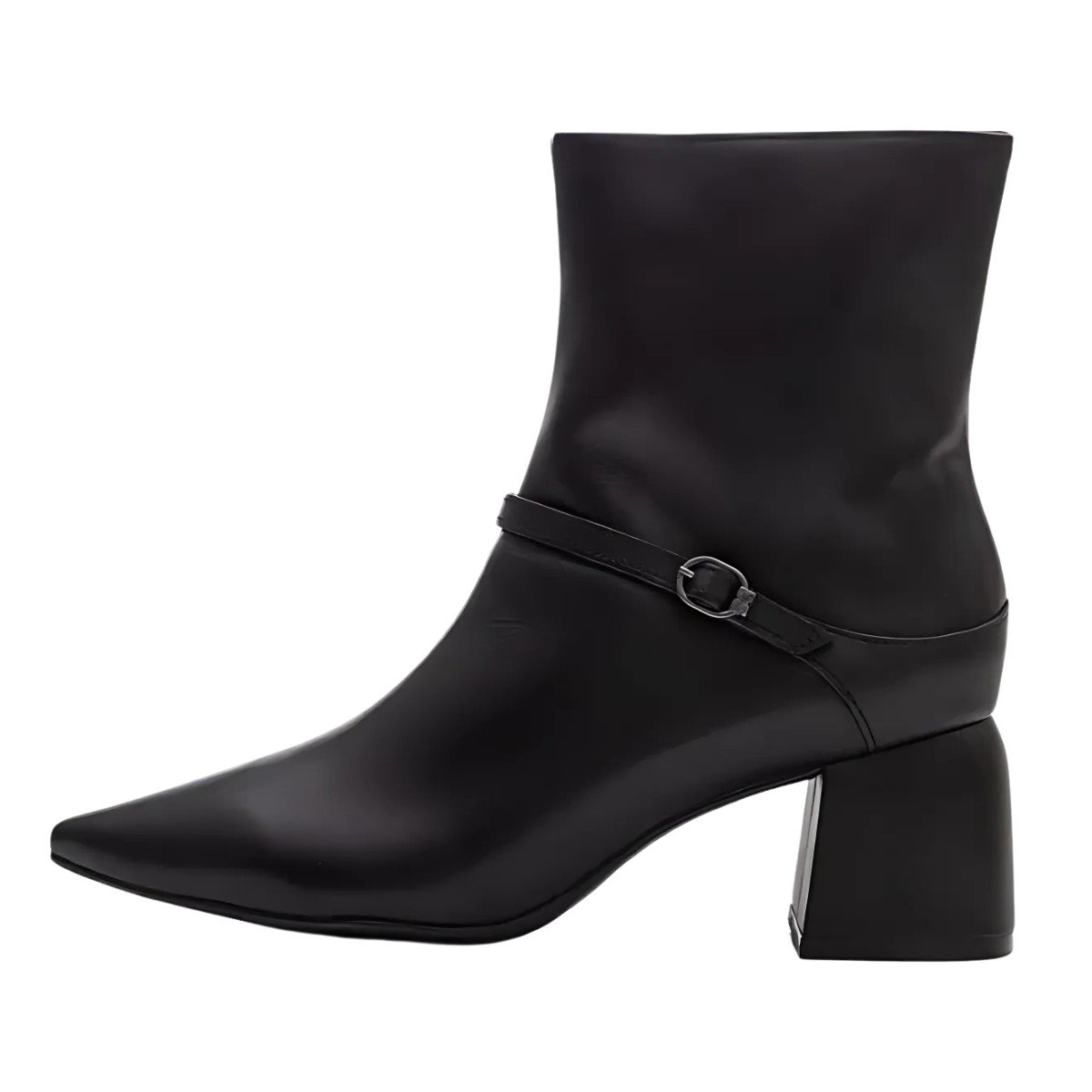 Bota Feminina Cano Baixo Bico Fino Bottero Preto 2