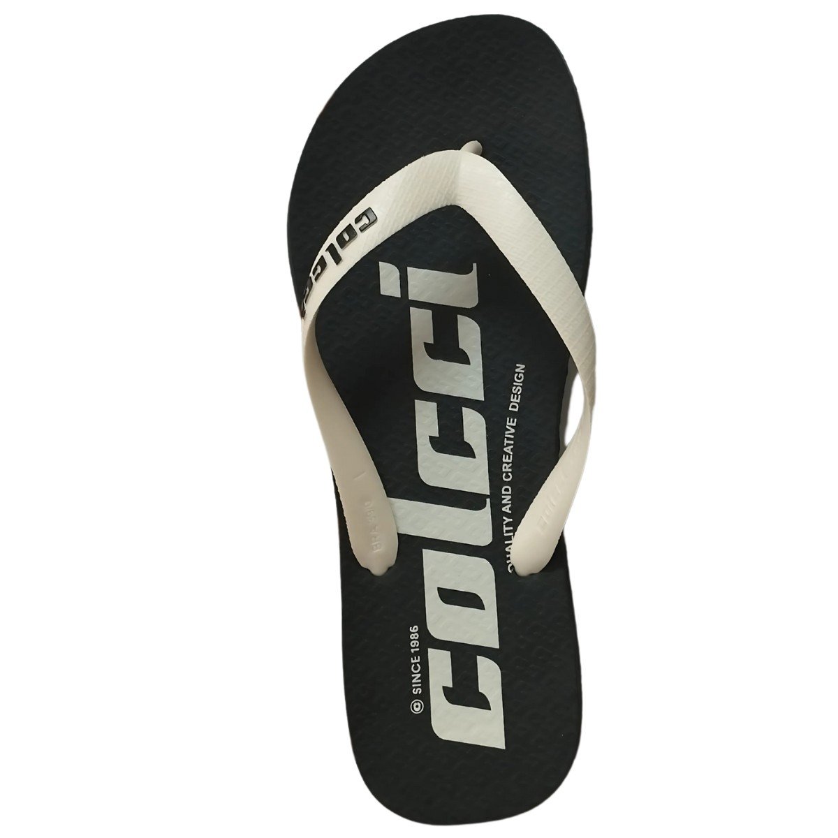 Chinelo Masculino Casual Colcci Creative Preto/Branco 2
