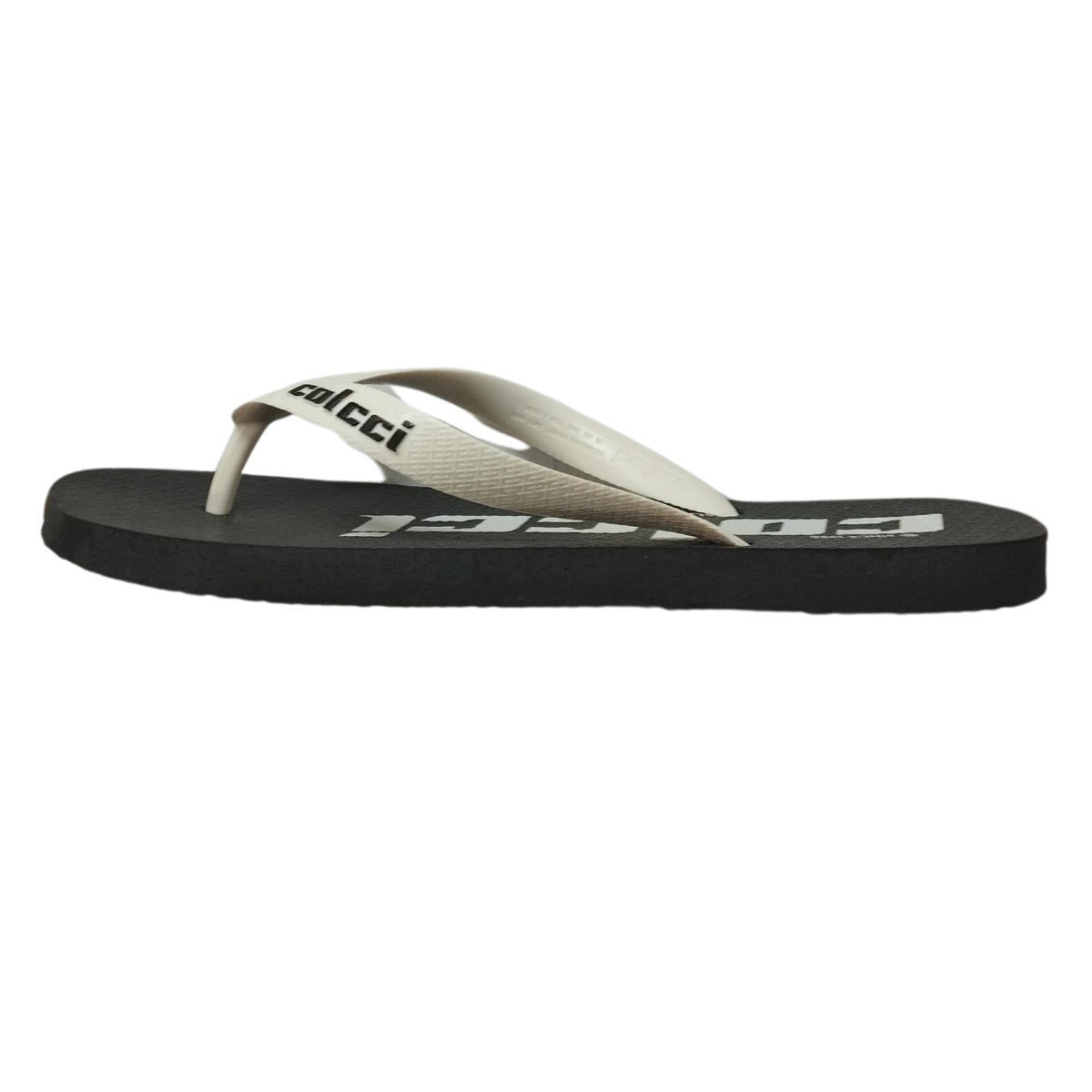 Chinelo Masculino Casual Colcci Creative Preto/Branco 4