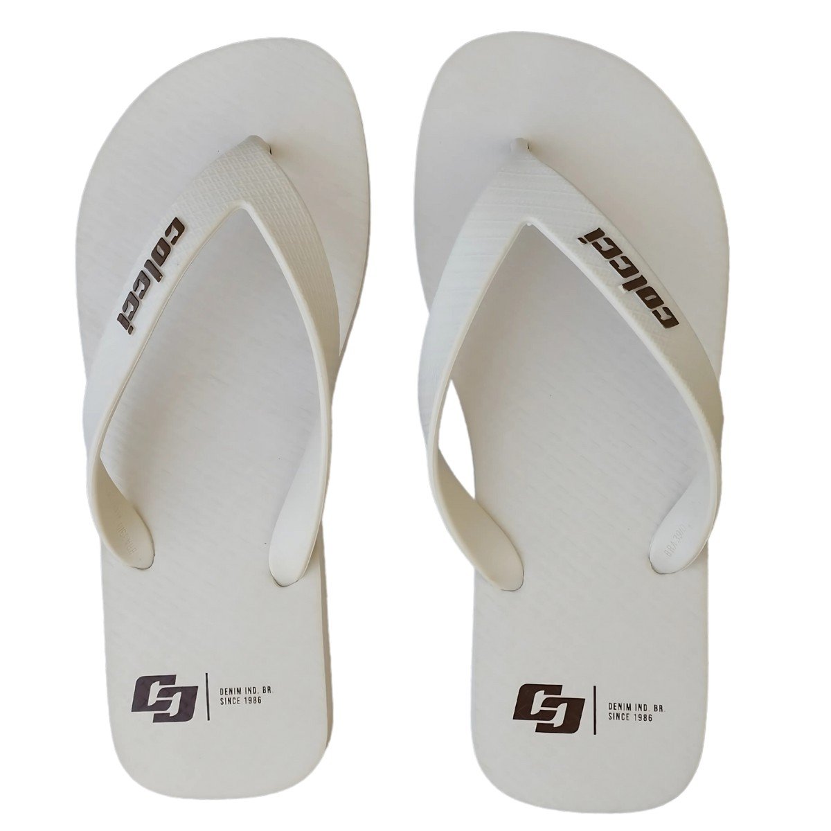 Chinelo Colcci Masculino Basic Icon Off White 1