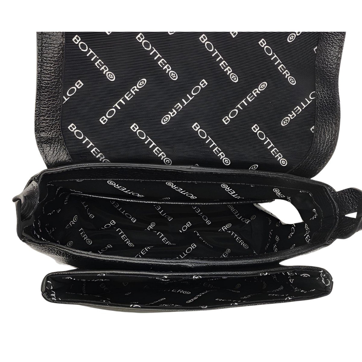 Bolsa Feminina Bag Couro Bottero Preto 6