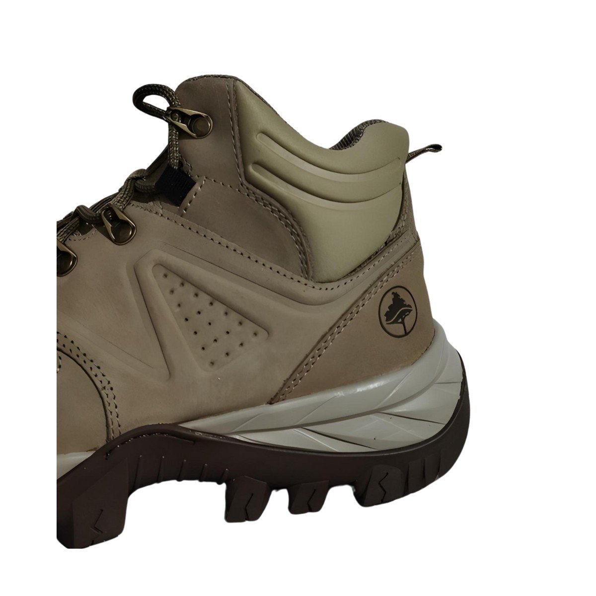 Bota Adventure Cano Alto  Ember Couro Macboot Caqui 4