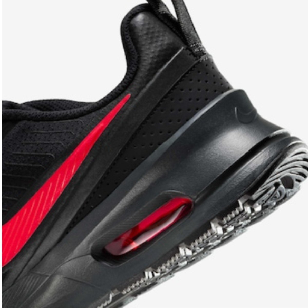 Tênis Nike Masculino Air Max Nuaxis Preto/Vermelho 7