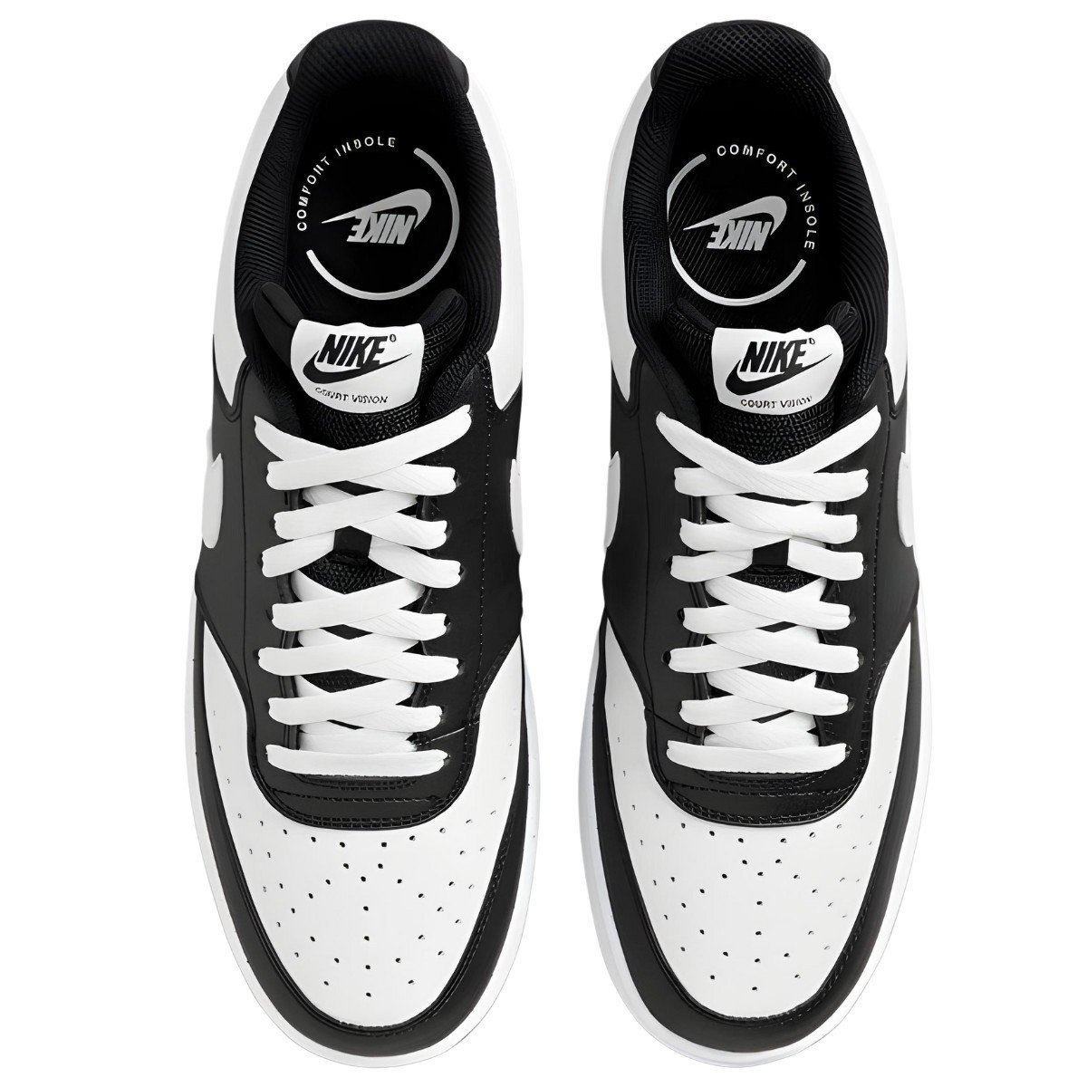 Tênis Nike Masculino Court Vision Low Preto/Branco 3