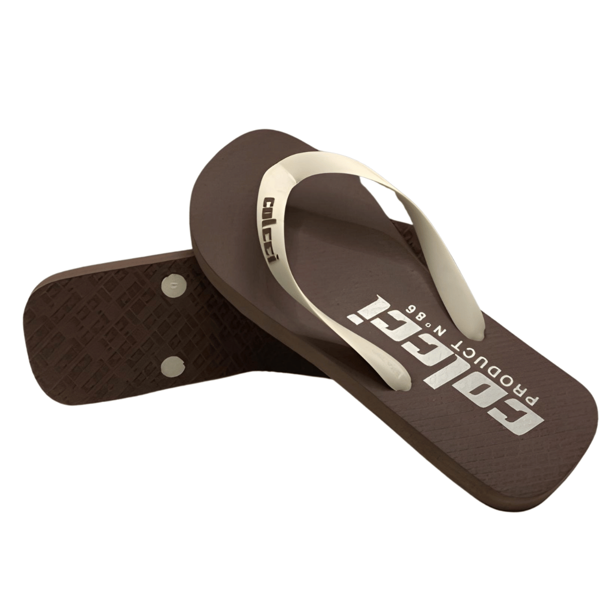 Chinelo Colcci Masculino Logo Product Marrom 4