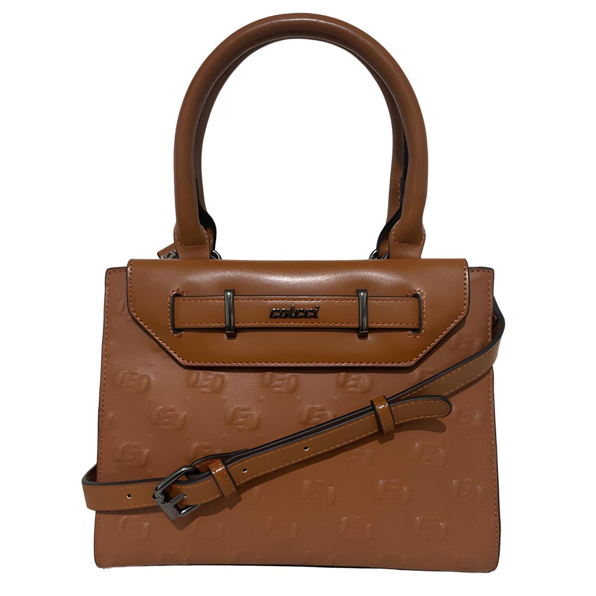 Bolsa Colcci Feminina Tote Relevo Caramelo 4