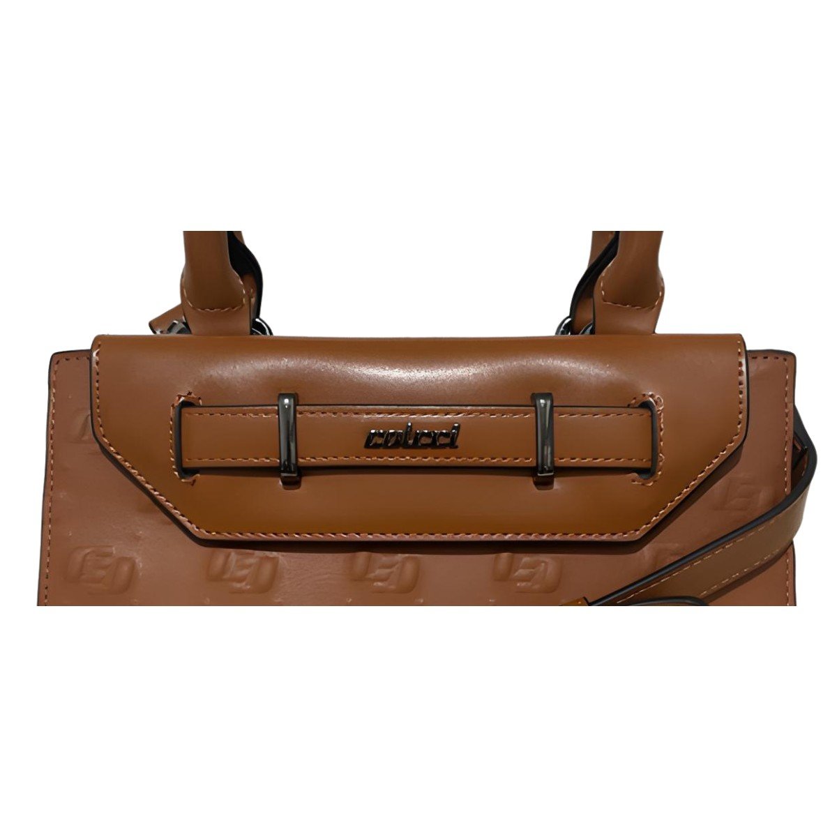 Bolsa Colcci Feminina Tote Relevo Caramelo 5