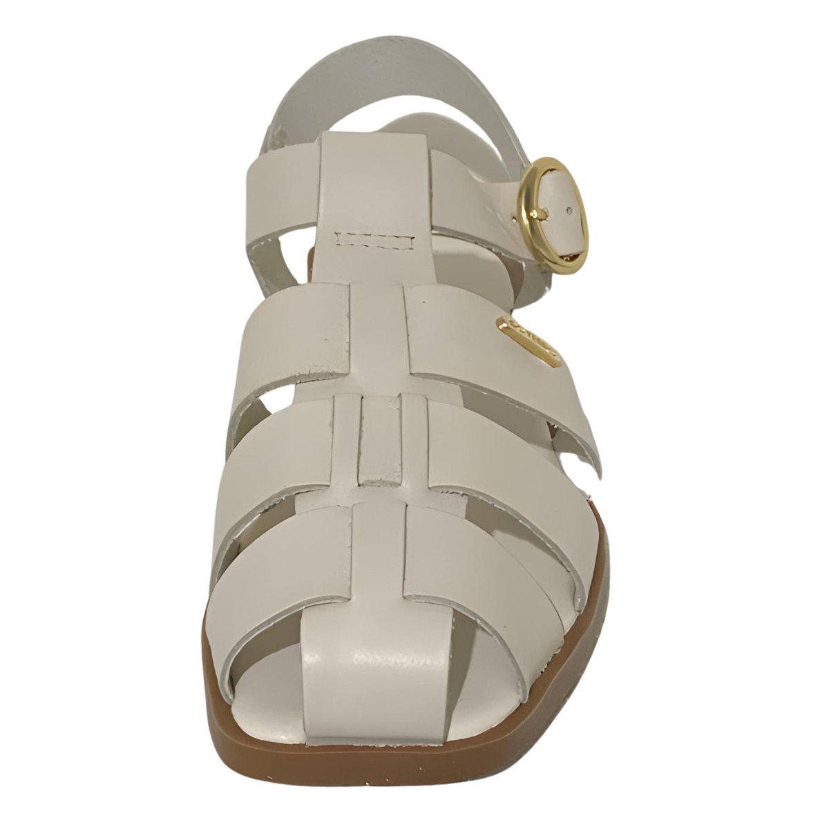 Sandália Rasteira Feminina Bottero Botfisher Couro Off White 4