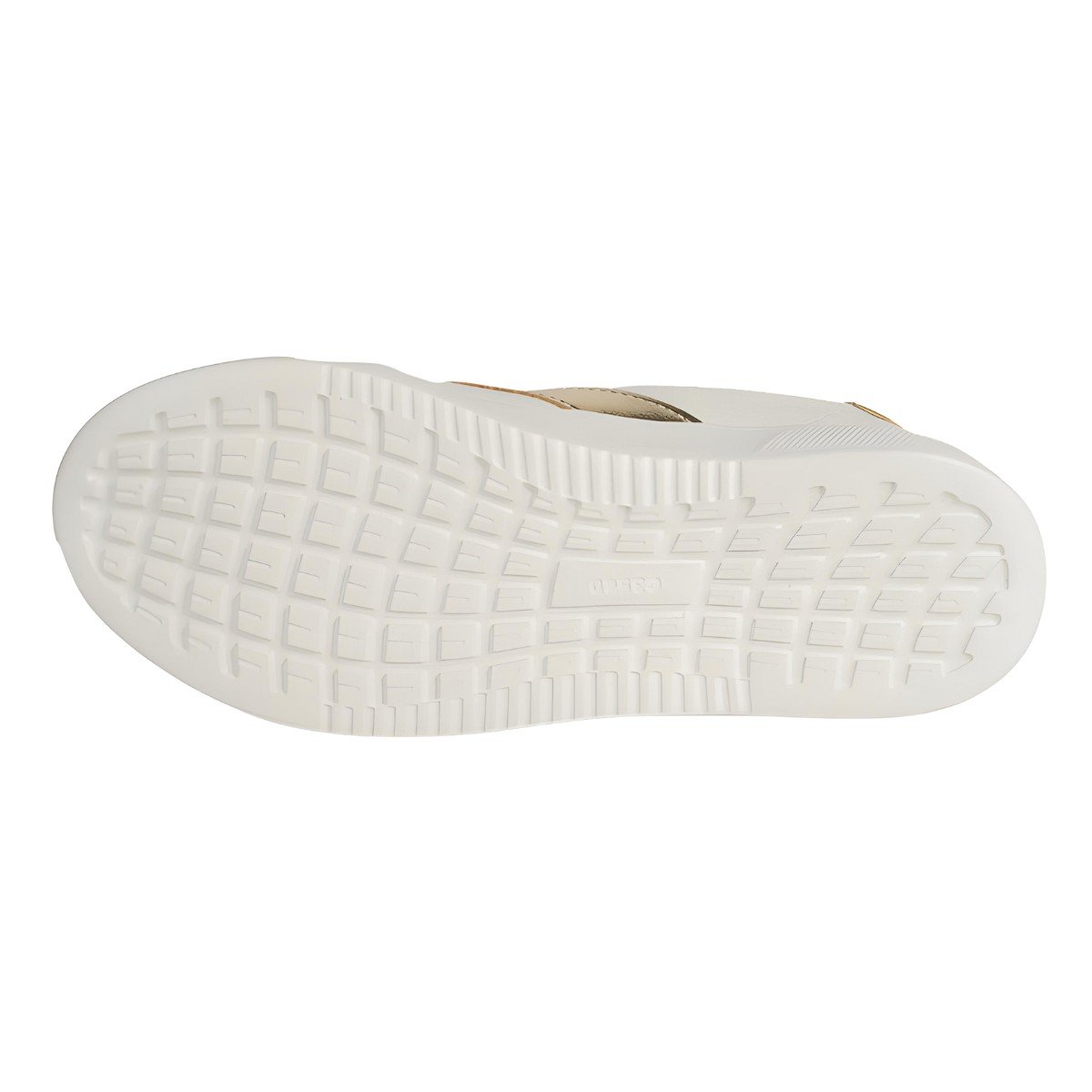 Tênis Feminino Kolosh Casual Flatform Couro Branco/Dourado 2