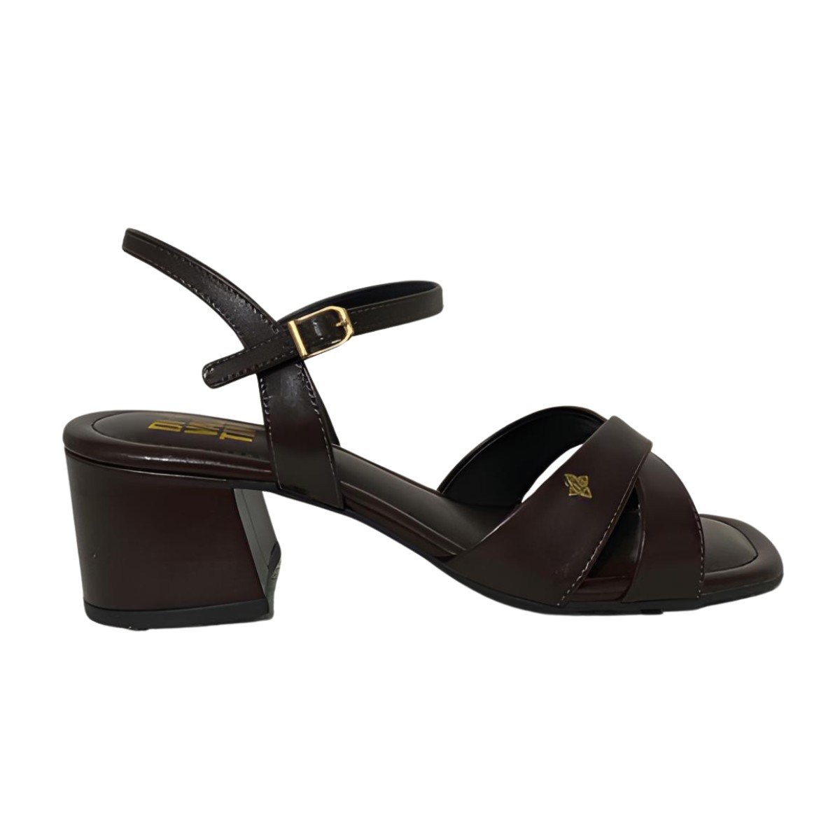 Sandália Feminina Madri Di Valentini Marrom 1