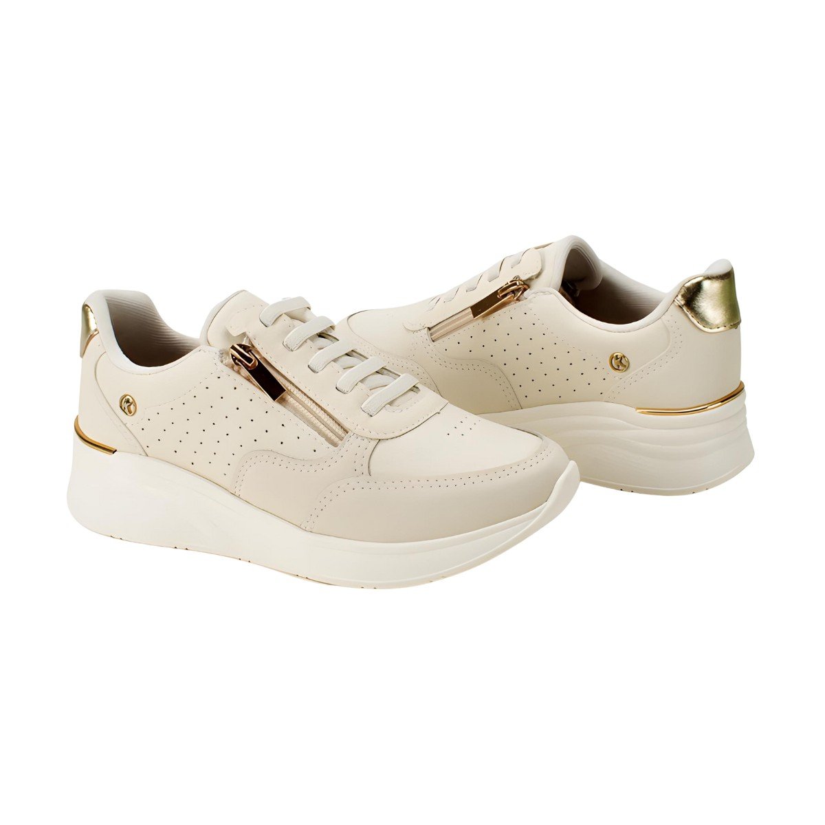 Tênis Feminino Kolosh Jogging Upper Bege 4