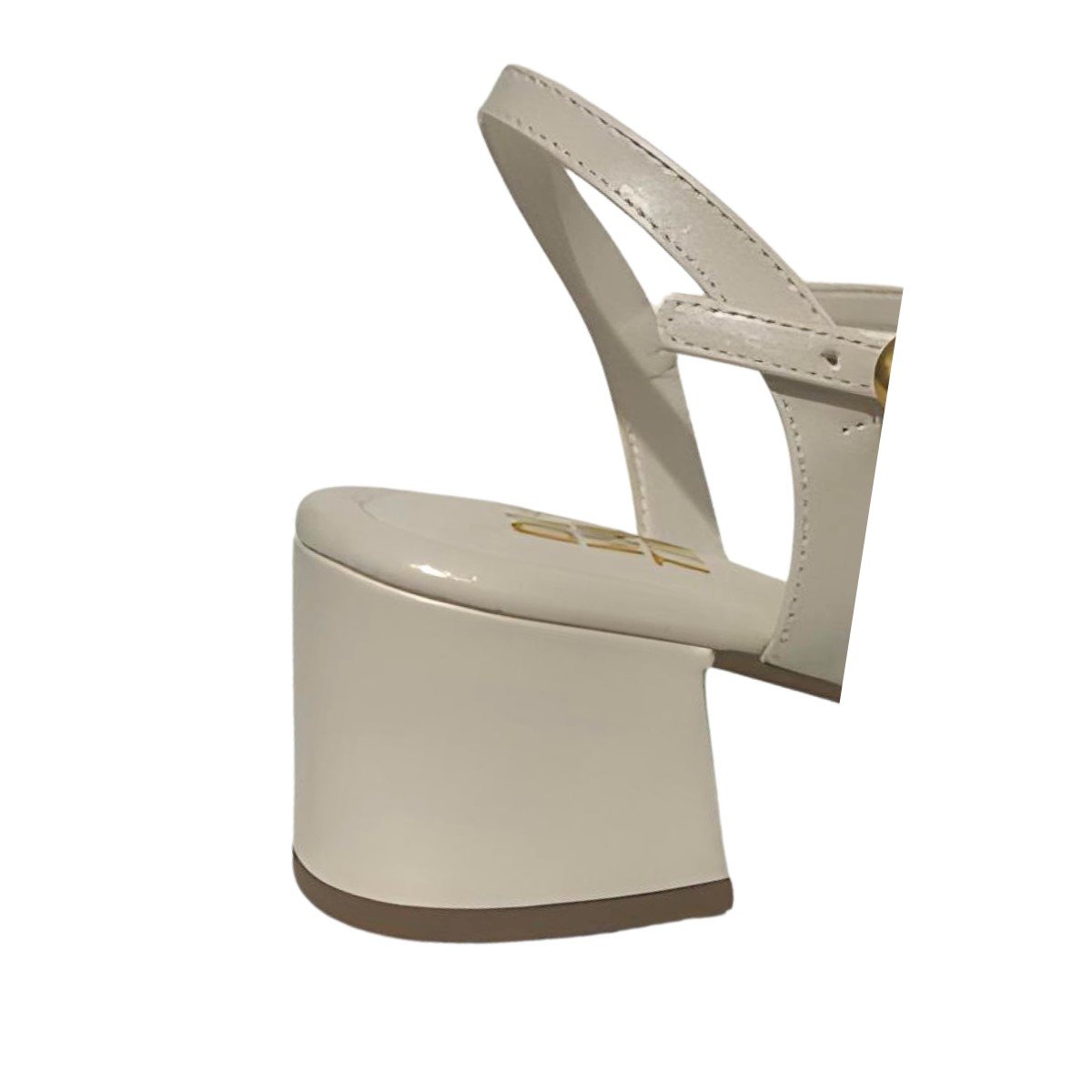 Sandália Feminina Intense Fivela Di Valentini Off White 4