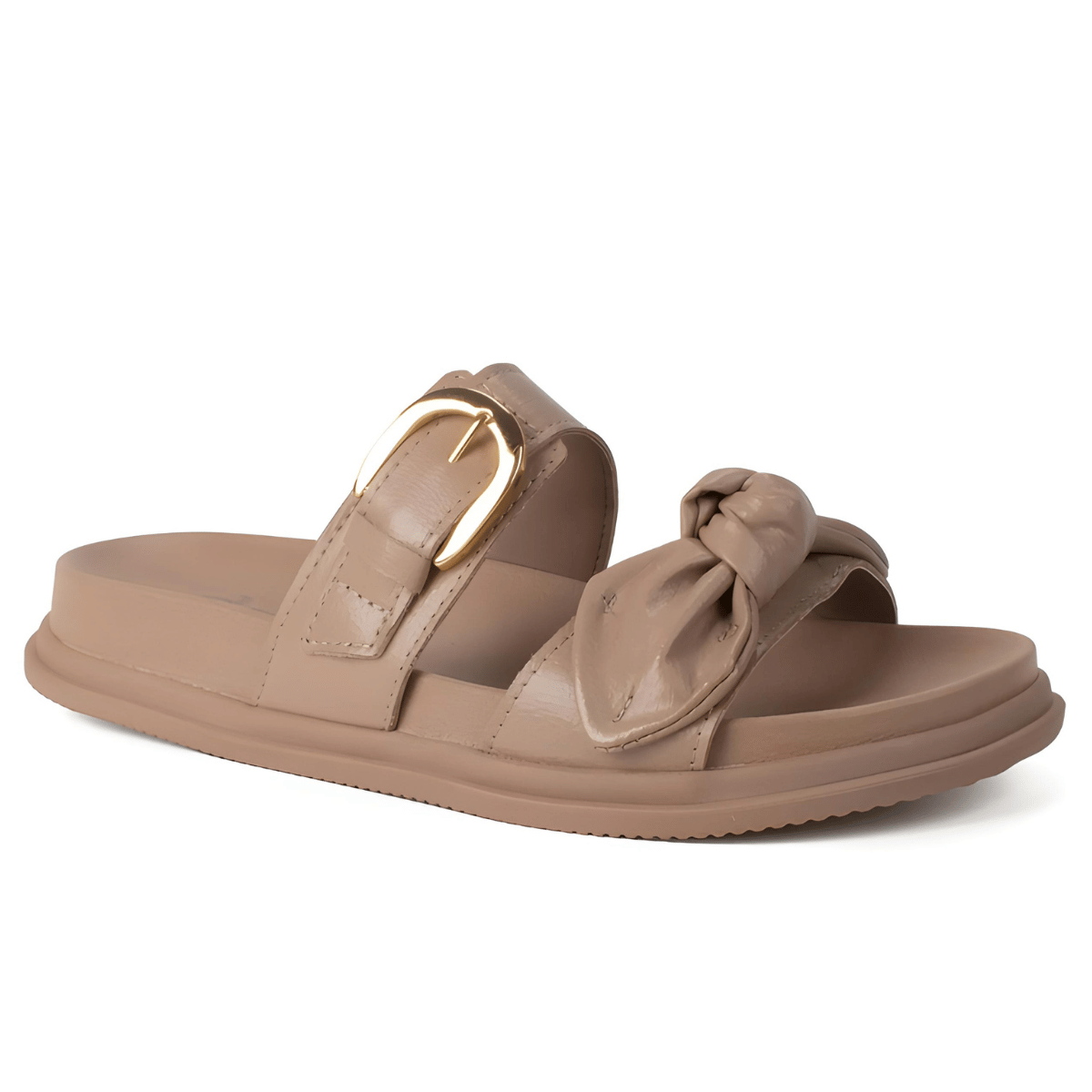 Chinelo Slide Papete Feminina Com Laço Dakota