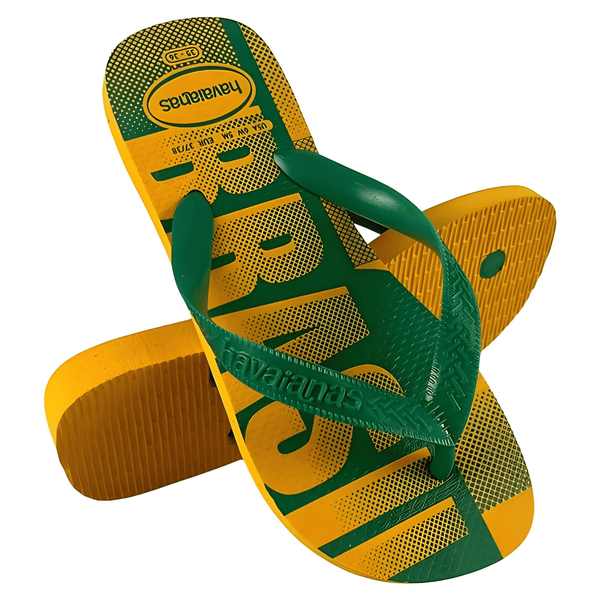 Chinelo Masculino Havaianas Vai Brasil Verde 5
