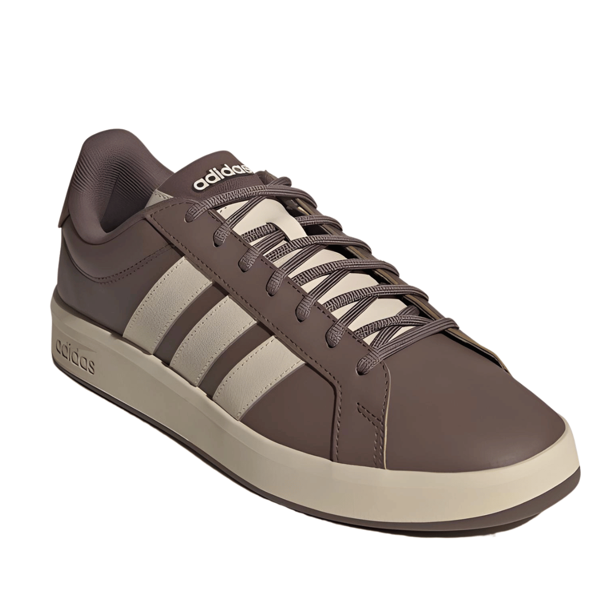 Tênis Masculino Adidas Grand Court Base 3.0 Marrom 3