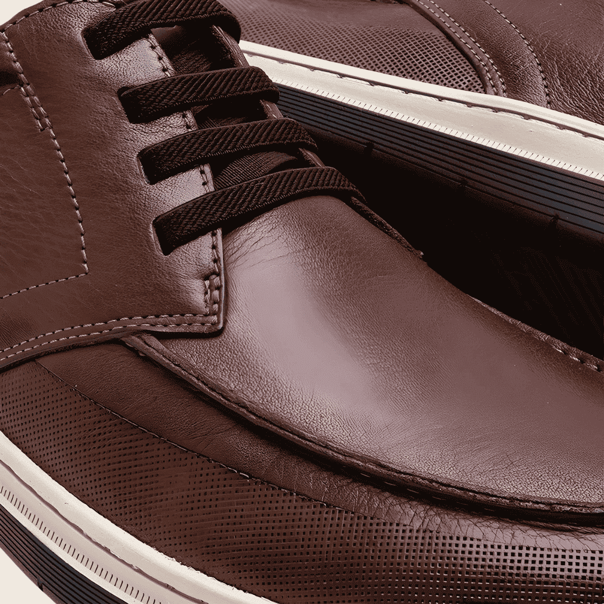 Sapato Masculino Couro Easy Leave Democrata Marrom 4