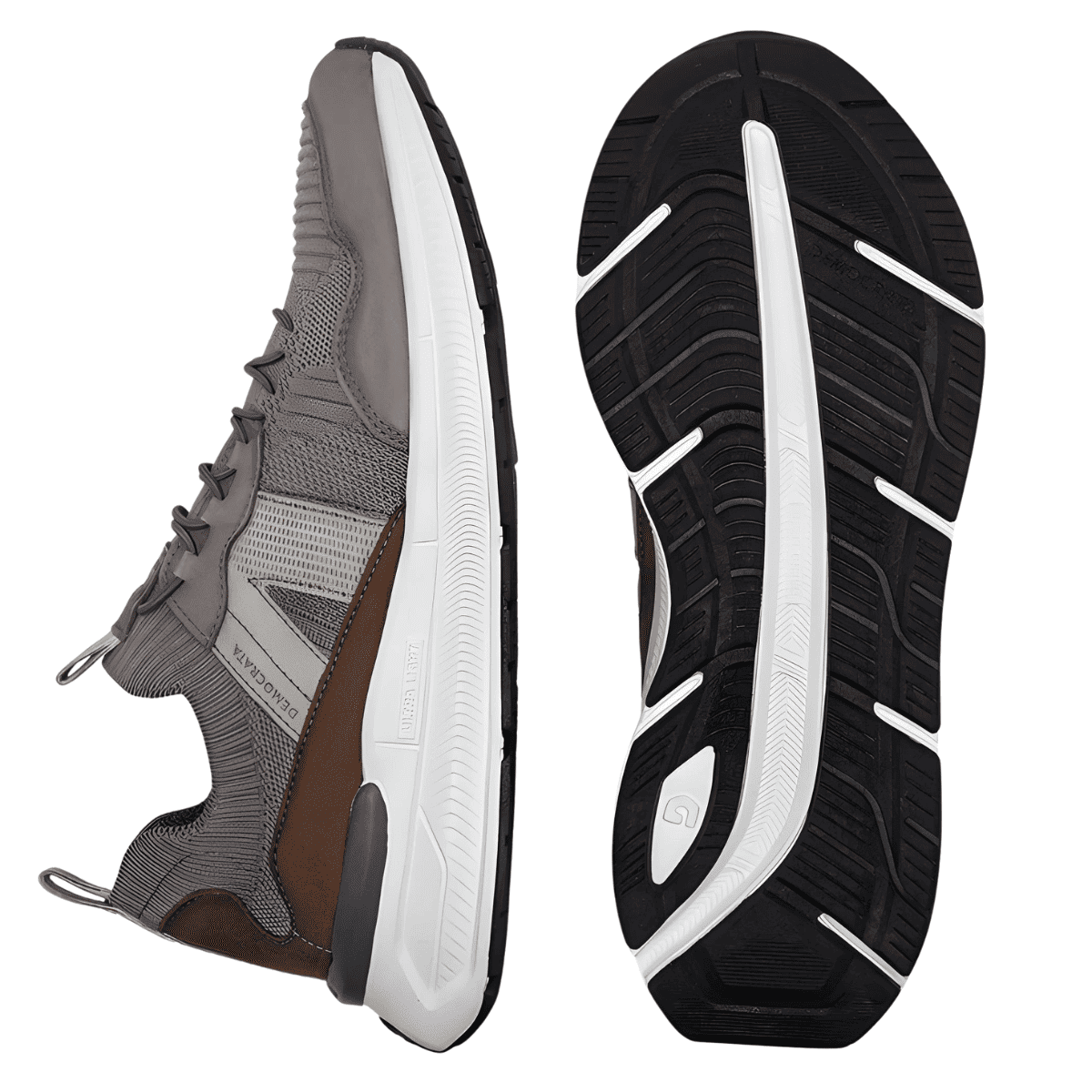 Tênis Masculino Brad Ultra Light Knit Democrata Cappuccino 3