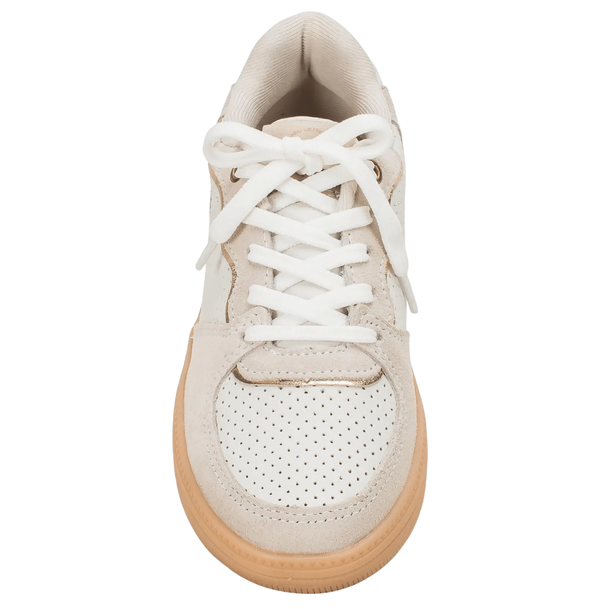 Tênis Feminino Casual Em Couro Kolosh Off White 4