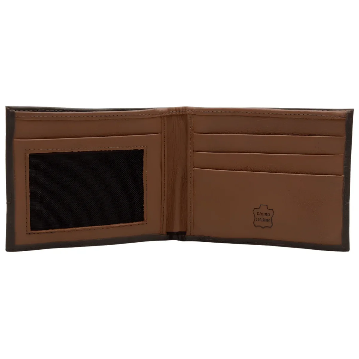 Carteira Masculina Freeway Diamond Couro Preto 3