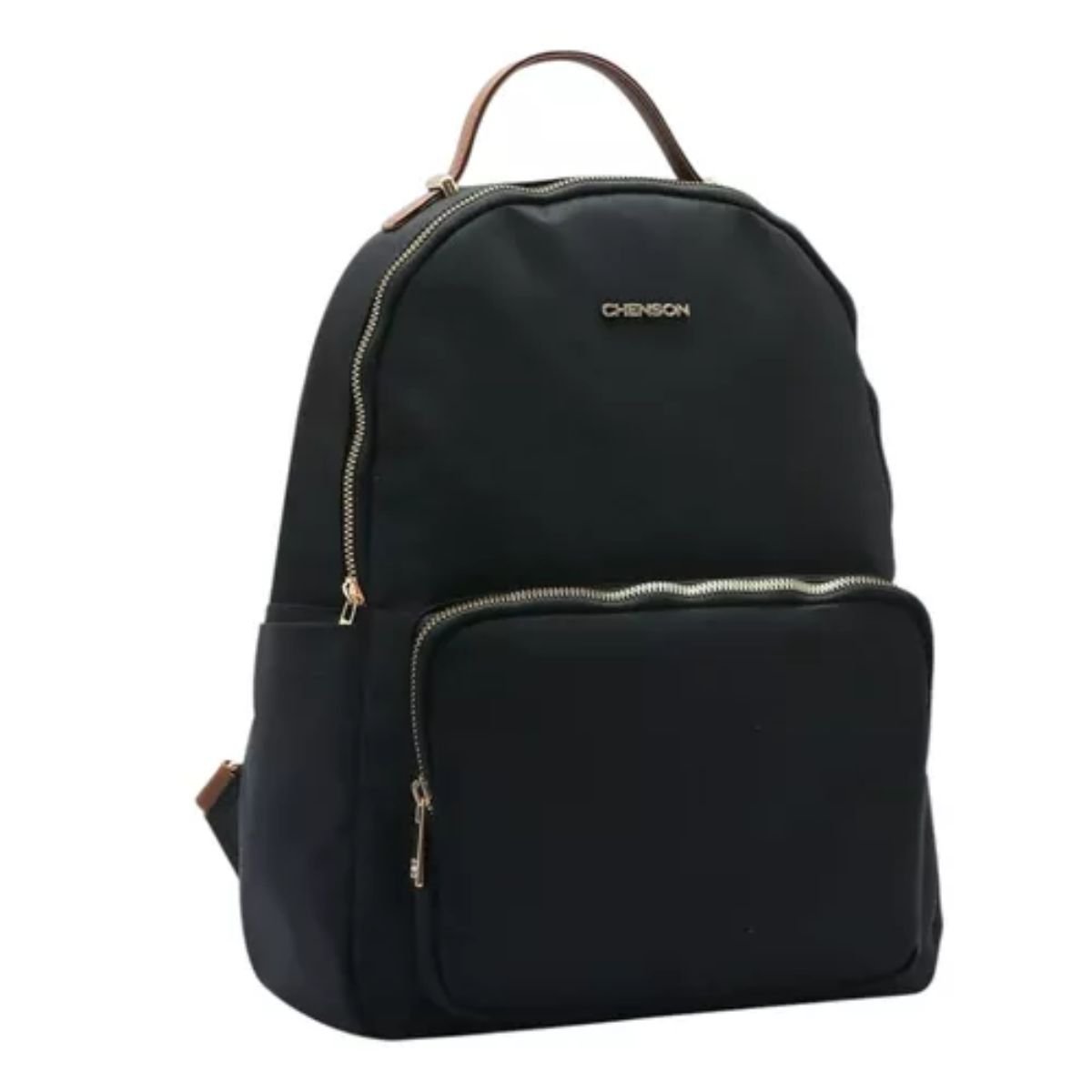 Mochila Feminina Casual  Microfibra Chenson 84126 Preto