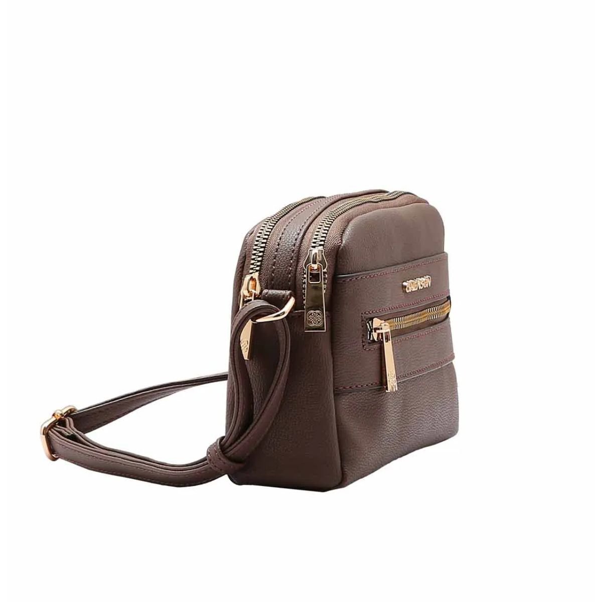 Bolsa Feminina  Original Transversal Chenson 84931 Marrom Marrom 2
