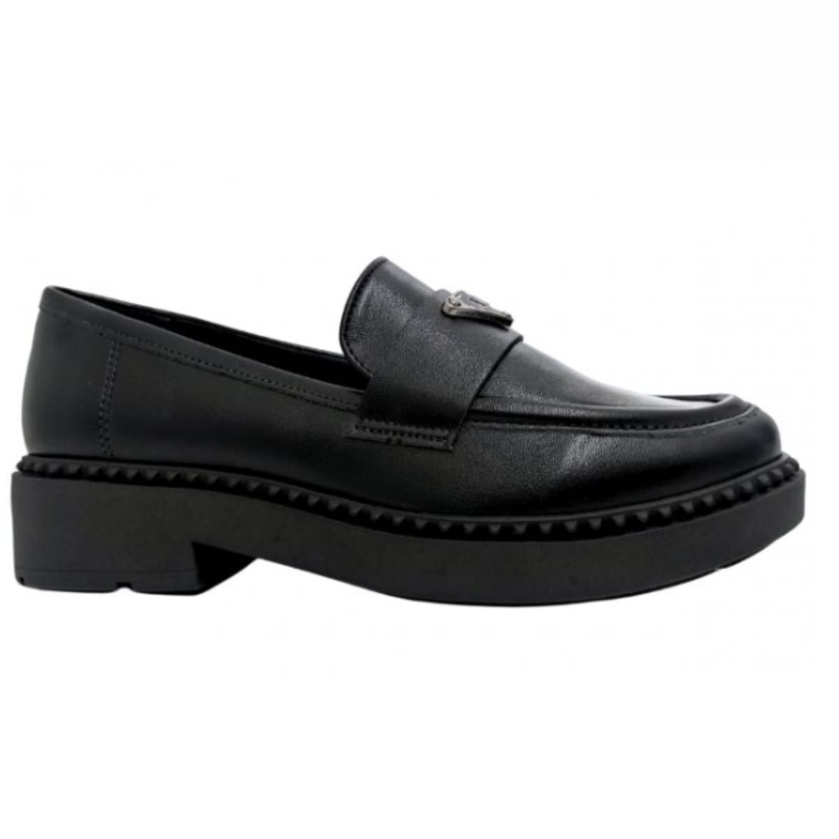 Sapato Mocassim Feminino Via Marte 250002 Preto Preto 1