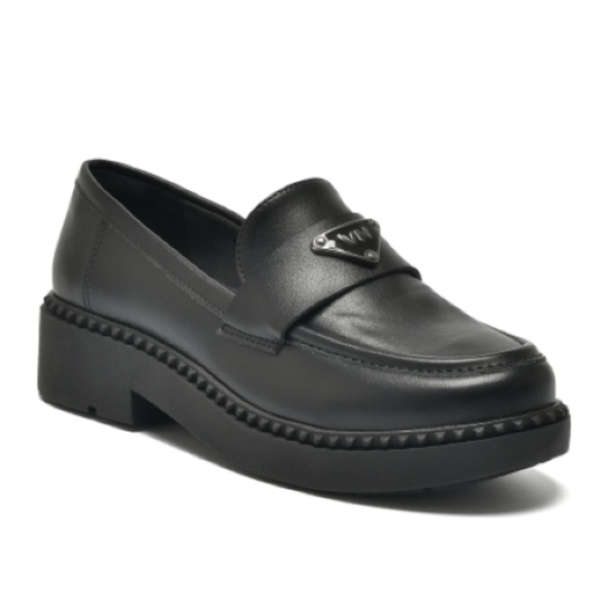Sapato Mocassim Feminino Via Marte 250002 Preto Preto 2