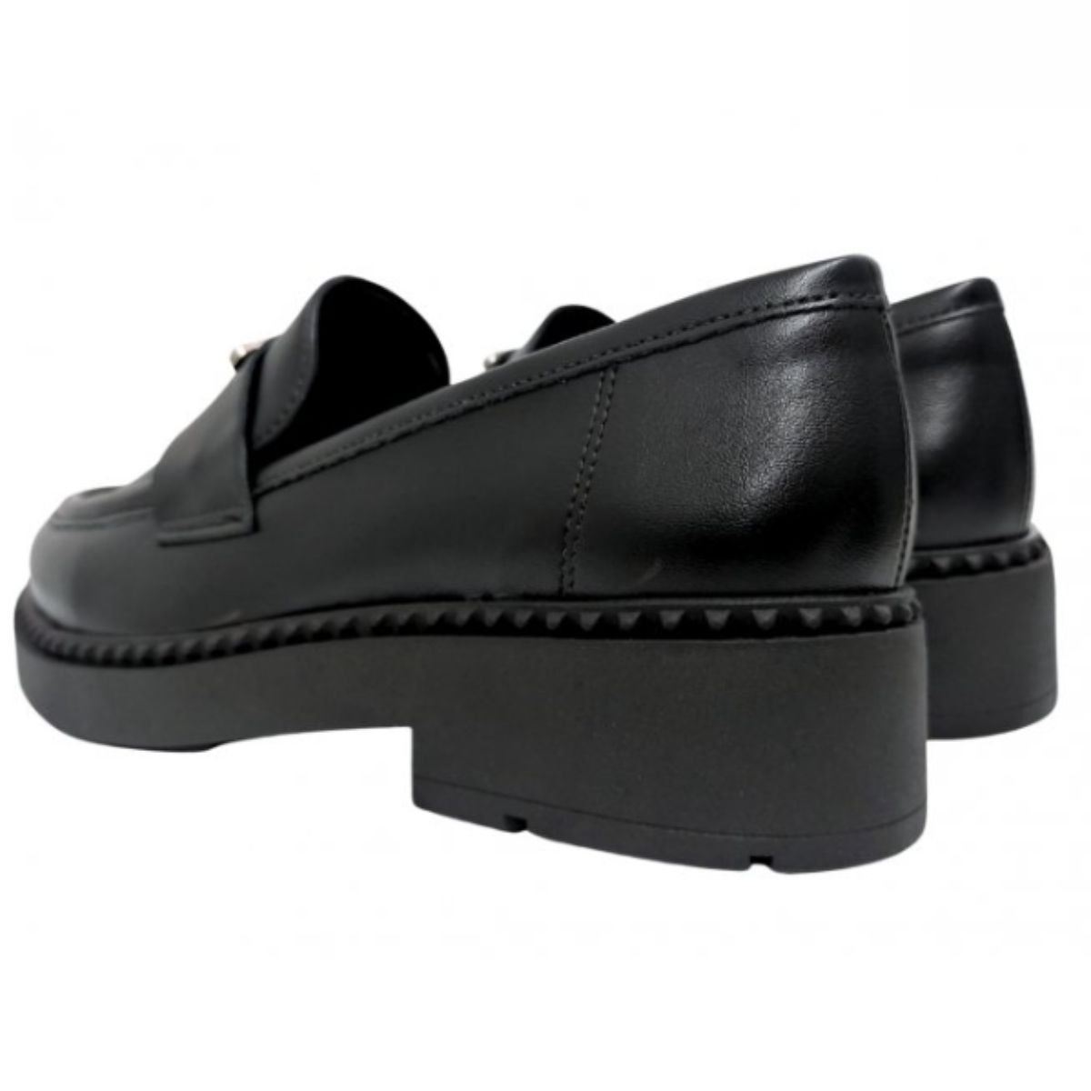 Sapato Mocassim Feminino Via Marte 250002 Preto Preto 5