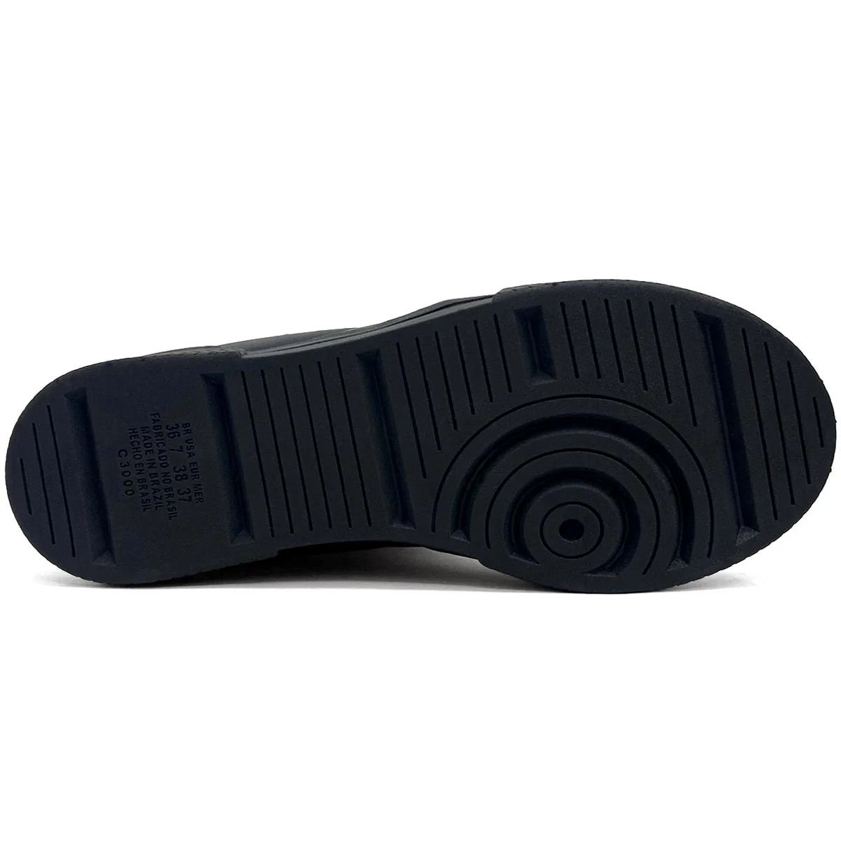 Tênis Feminino Casual Calce Fácil Kolosh C3013 Preto Preto 5